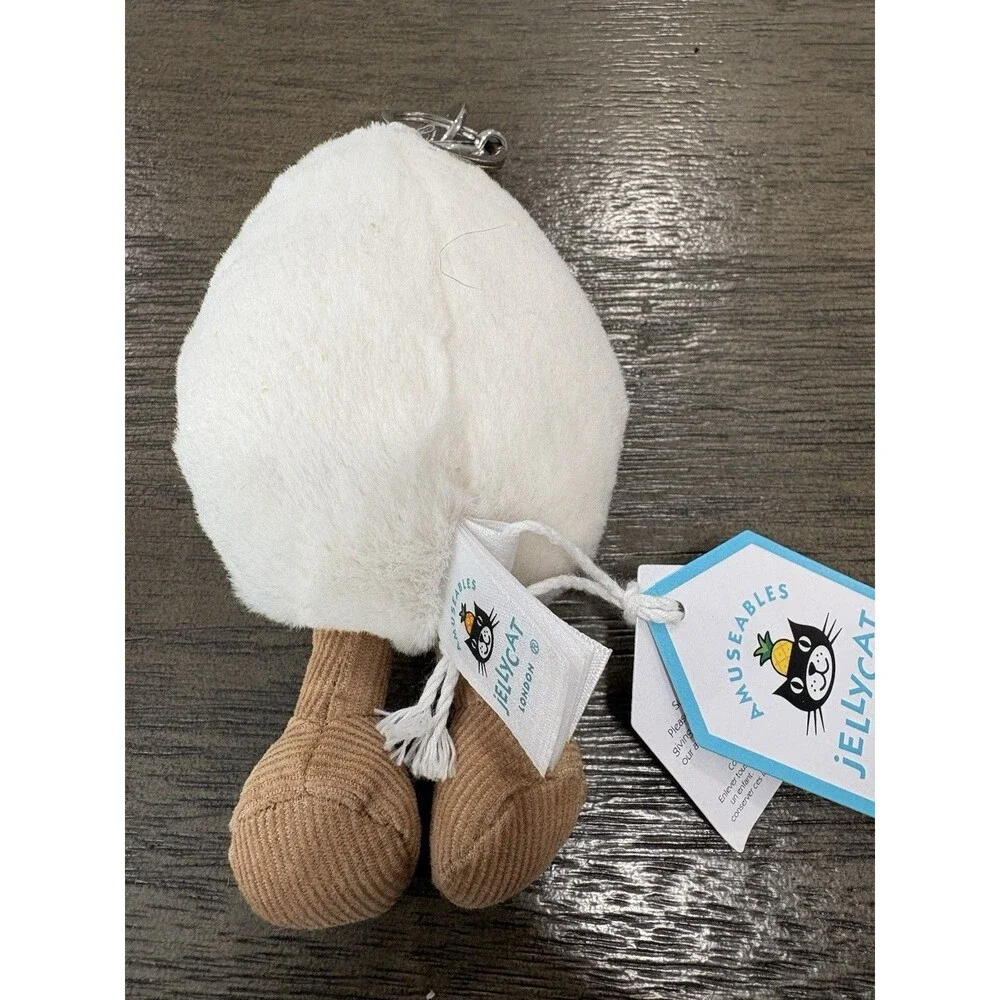 Jellycat Amuseables Happy Boiled Egg Plush Keychain 7